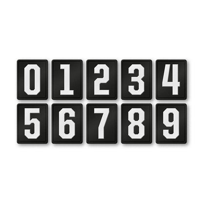 Jersey Number Patch Set