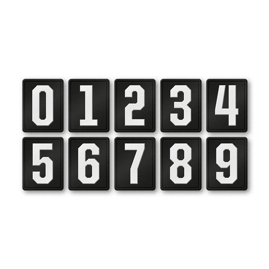 Jersey Number Patch Set
