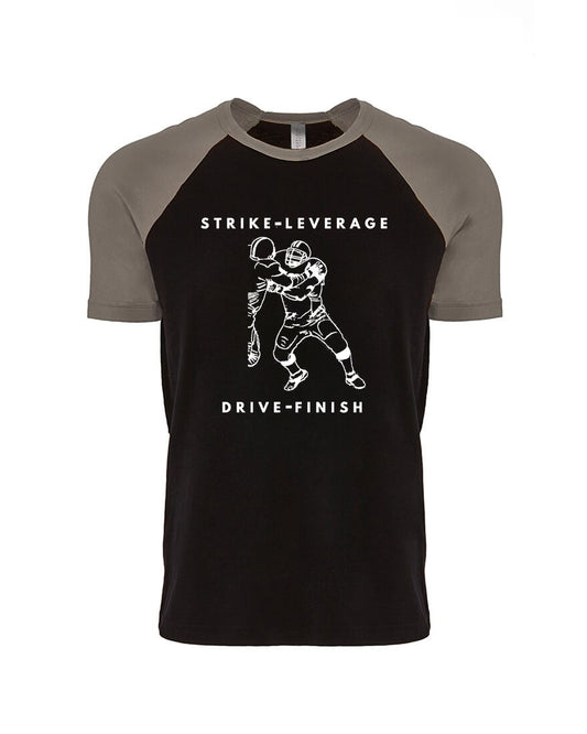 S-L-D-F S/S Raglan (Black/Army)