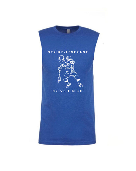 S-L-D-F  Muscle Cut-Off (Blue)